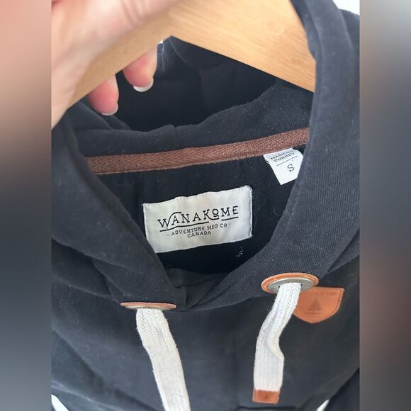 Wanakome Carmen Black Hoody Dress Sz S - Picture 4 of 6